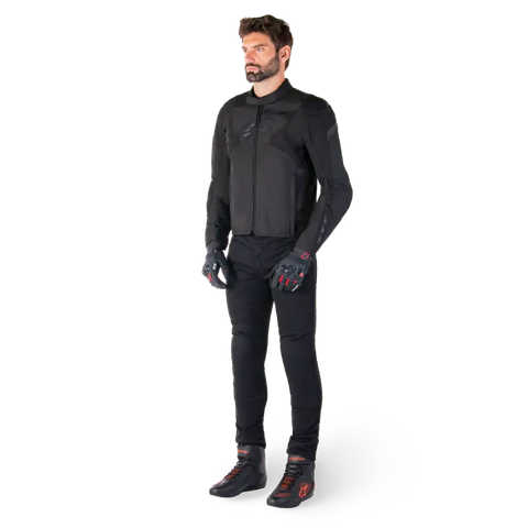 Chamarra Impermeable Alpinestars T-Jaws V4 Black/Black