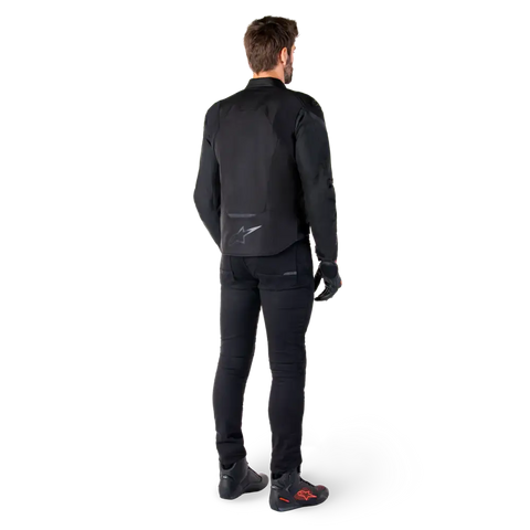 Chamarra Impermeable Alpinestars T-Jaws V4 Black/Black