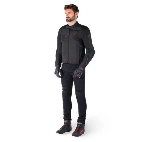 Chamarra Impermeable Alpinestars T-Jaws V4 Black/Black