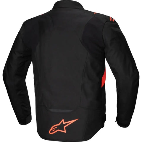 Chamarra Impermeable Alpinestars T-Jaws V4 Black/Red Fluo