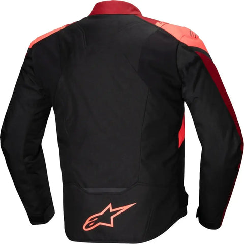 Chamarra Impermeable Alpinestars T-Jaws V4 Black/Red Fluo/Dark Red