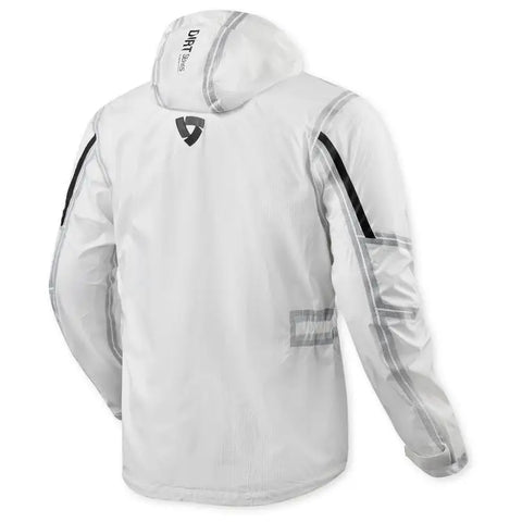 Chamarra Impermeable REV'IT! Barrier 2 H2O White