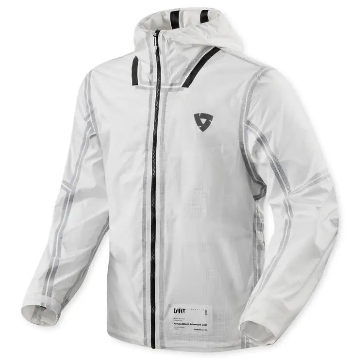 Chamarra Impermeable REV'IT! Barrier 2 H2O White