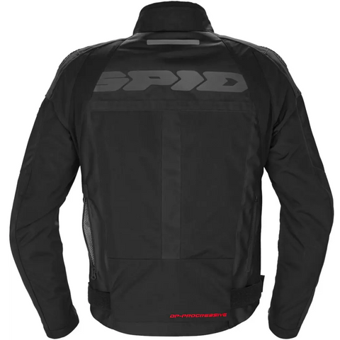Chamarra Perforada Spidi Progressive Tex Black