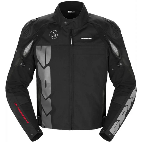 Chamarra Perforada Spidi Progressive Tex Black