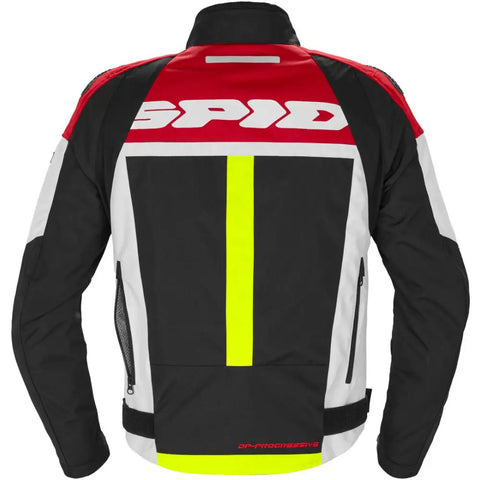 Chamarra Perforada Spidi Progressive Tex White/Red