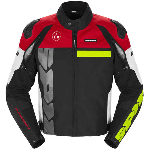 Chamarra Perforada Spidi Progressive Tex White/Red