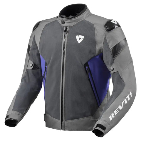 Chamarra REV’IT! Control Air H2O Grey/Blue