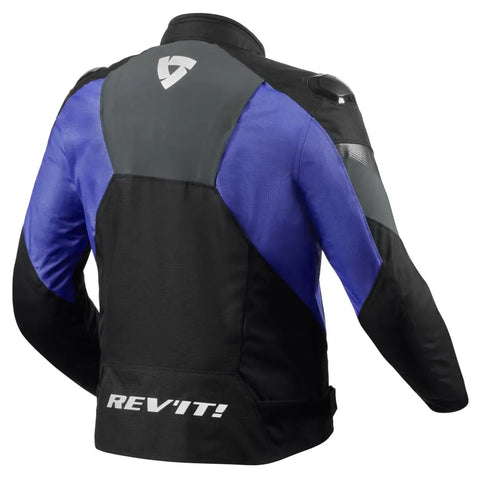 Chamarra REV’IT! Control H2O Black/Blue