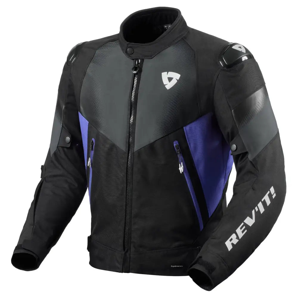 Chamarra REV’IT! Control H2O Black/Blue
