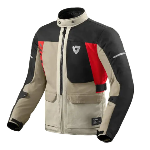 Chamarra REV'IT! Convergent H2O Sand/Red