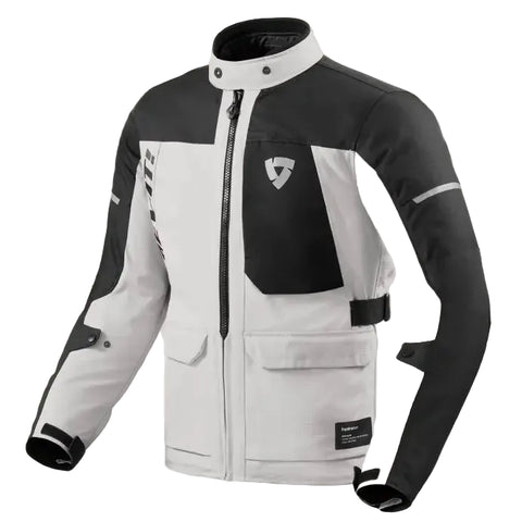 Chamarra REV'IT! Convergent H2O Silver/Black
