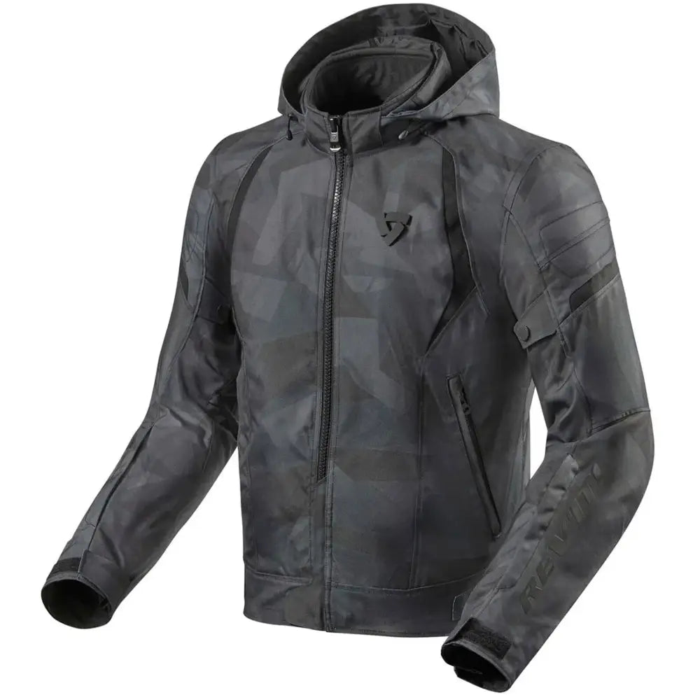 Chamarra REV'IT! Flare 2 Camo Black/Gray
