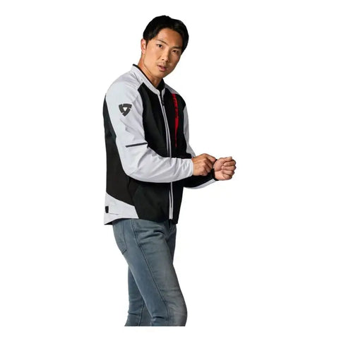 Chamarra REV'IT! GT-R 4 Air Black/White