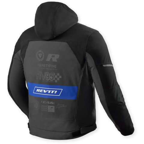 Chamarra REV'IT! Haste H2O Black/Blue