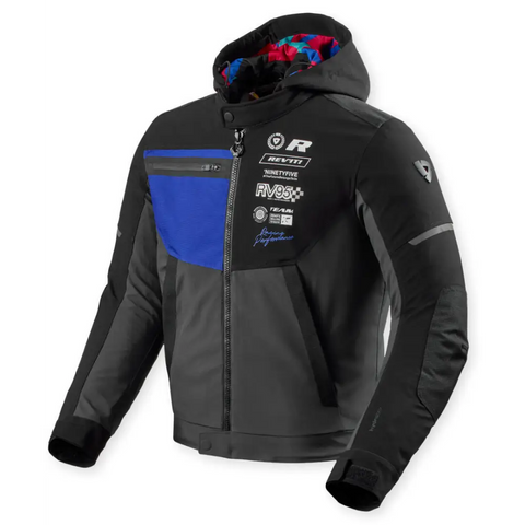 Chamarra REV'IT! Haste H2O Black/Blue