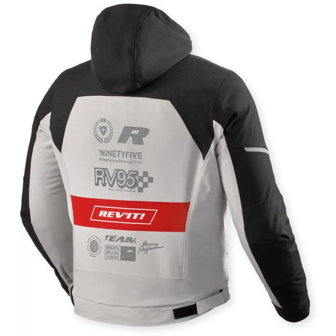 Chamarra REV'IT! Haste H2O Black/Red