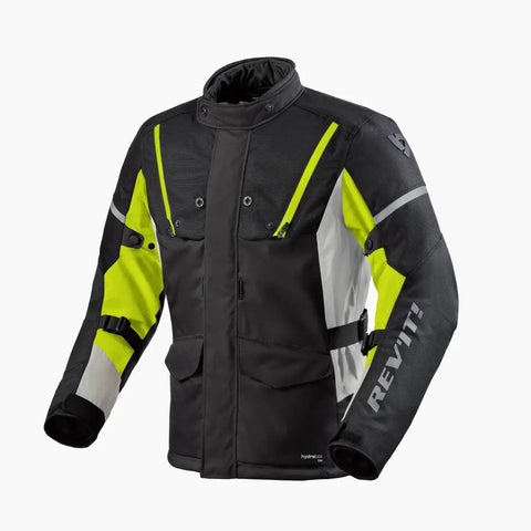 Chamarra REV'IT! Horizon 3 H2O Black/Neon Yellow