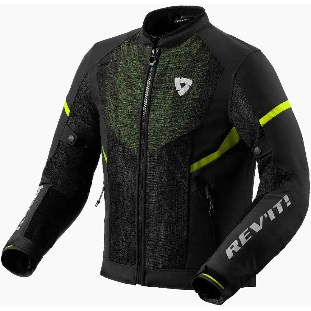 Chamarra REV'IT! Hyperspeed 2 GT Air Black/Neón Yellow