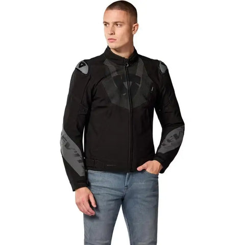 Chamarra REV'IT! Hyperspeed 3 H2O Black/Grey