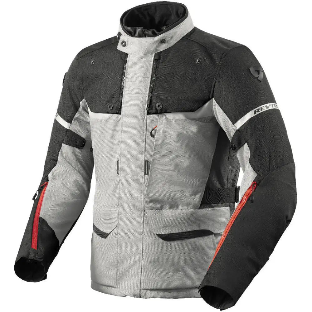 Chamarra REV'IT! Outback 4 H2O Silver/Black
