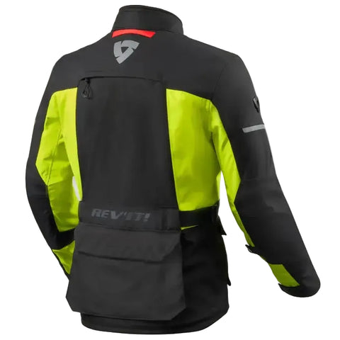 Chamarra REV'IT! Outback 5 H2O Black/Neon Yellow