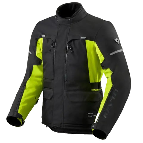 Chamarra REV'IT! Outback 5 H2O Black/Neon Yellow