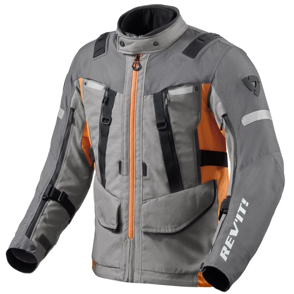 Chamarra REV'IT! Sand 4 H2O Grey/Orange