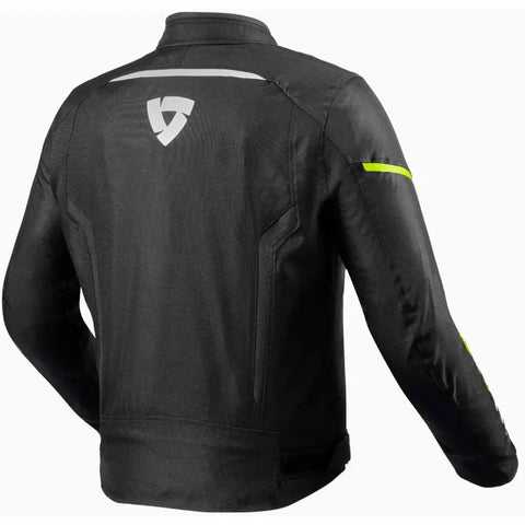 Chamarra REV'IT! Sprint H2O Black/Neon Yellow