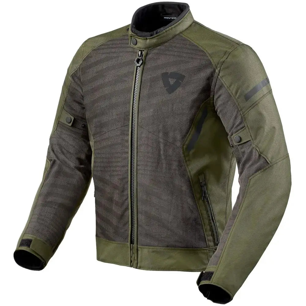 Chamarra REV'IT! Torque 2 H2O Black/Green