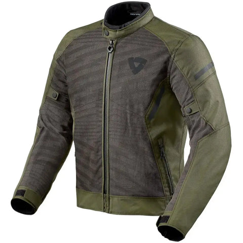 Chamarra REV'IT! Torque 2 H2O Black/Green