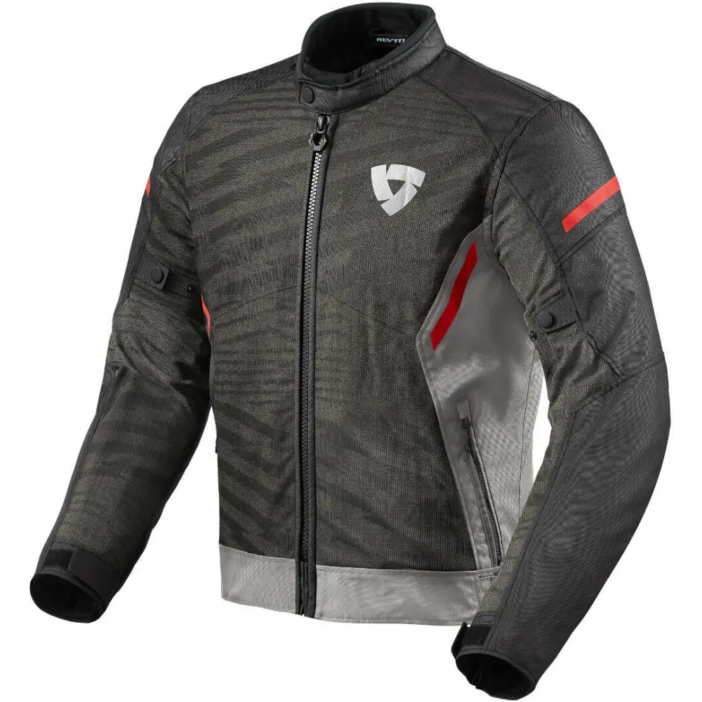 Chamarra REV'IT! Torque 2 H2O Grey/Red