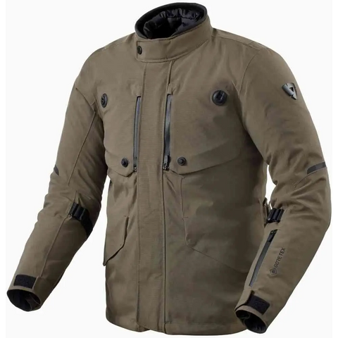 Chamarra REV'IT! Trench 2 GTX Black/Olive
