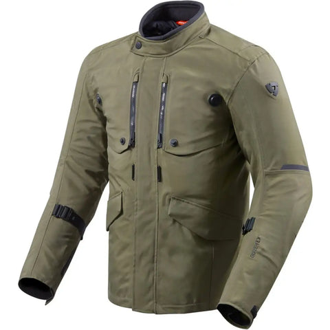 Chamarra REV'IT! Trench GTX Dark Green (Talla XL)