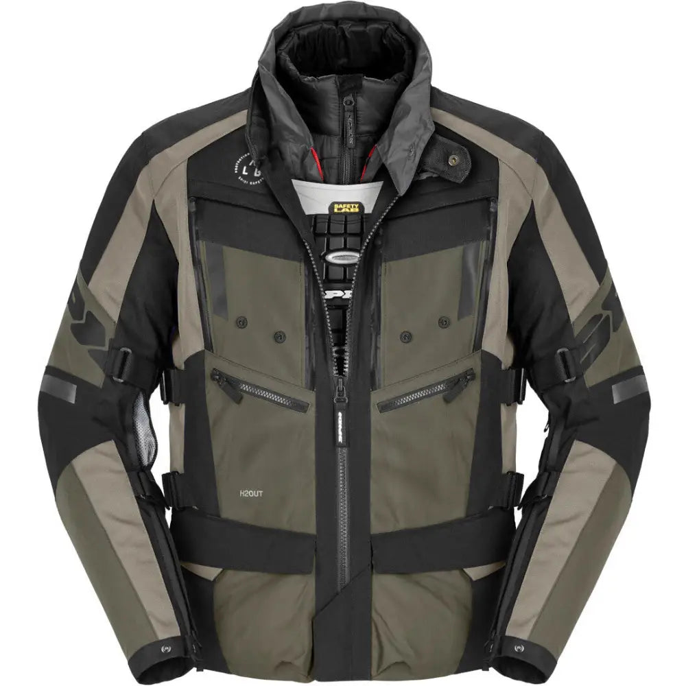 Chamarra Spidi 4Season EVO H2Out Black/Green