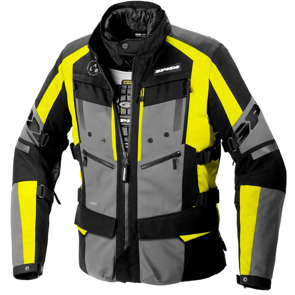 Chamarra Spidi 4Season EVO H2Out Black/Grey/Fluo Yellow