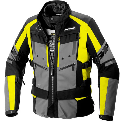 Chamarra Spidi 4Season EVO H2Out Black/Grey/Fluo Yellow