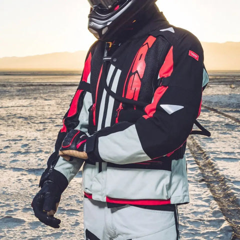 Chamarra Spidi Allroad H2Out Ice/Red