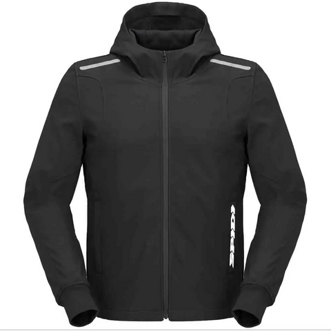 Chamarra Spidi Hoodie Armor Light Black
