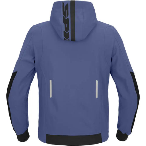Chamarra Spidi Hoodie Armor Light Sky Blue/Black