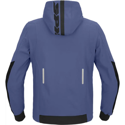 Chamarra Spidi Hoodie Armor Light Sky Blue/Black