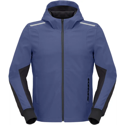 Chamarra Spidi Hoodie Armor Light Sky Blue/Black