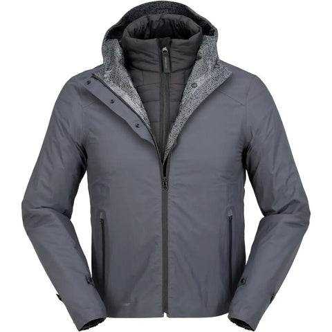 Chamarra Spidi Hoodie Rain H2Out Anthracite