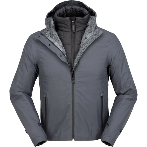 Chamarra Spidi Hoodie Rain H2Out Anthracite