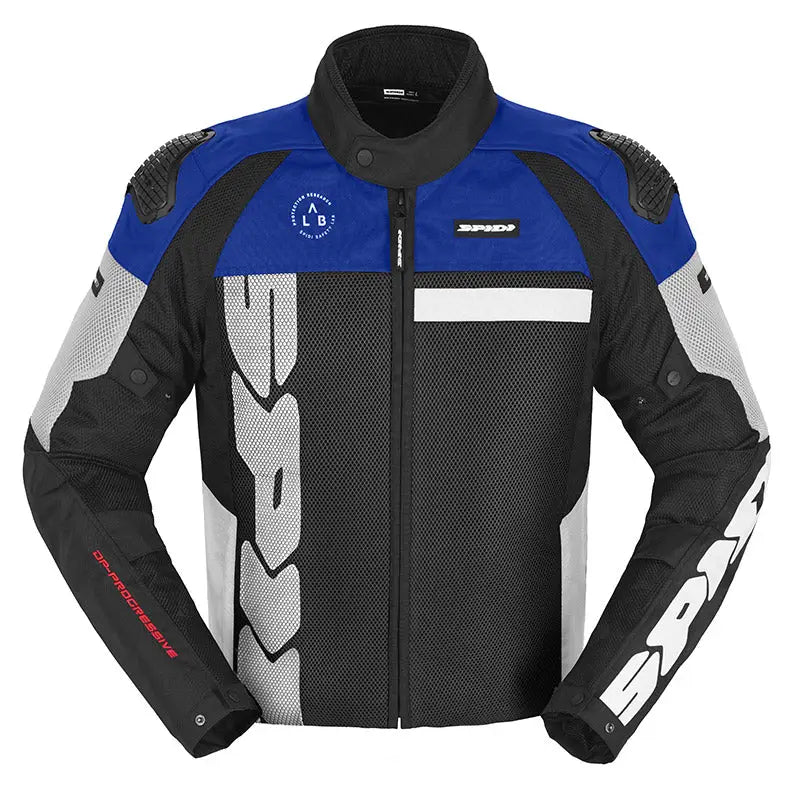 Chamarra Spidi Progressive Net WindOut White/Blue