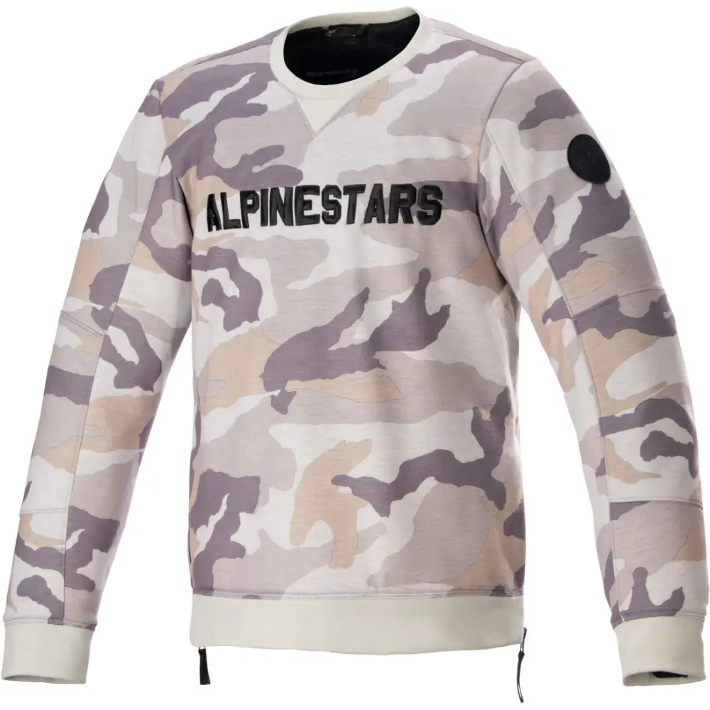 Chamarra Textil Alpinestars Legit Crew Fleece Light Gray Camo