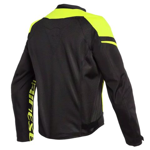 Chamarra Textil Dainese Bora Air Black/Fluo Yellow (Talla 52 EU)
