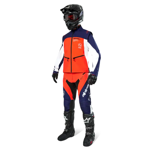 Chaqueta Alpinestars Lite-Dura Navy/Hot Orange/White