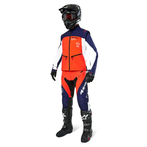 Chaqueta Alpinestars Lite-Dura Navy/Hot Orange/White
