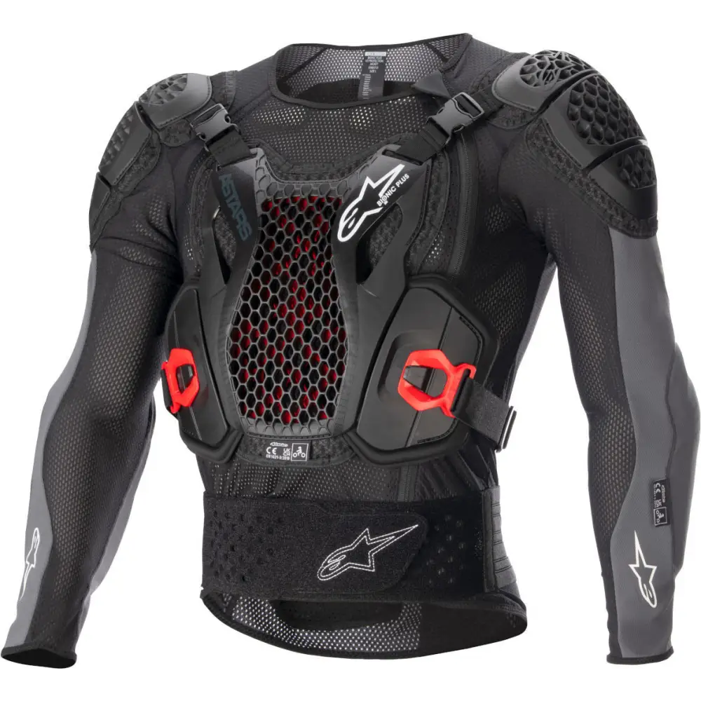 Chaqueta de Protección Alpinestars Bionic Plus V2 Black/Anthracite/Red